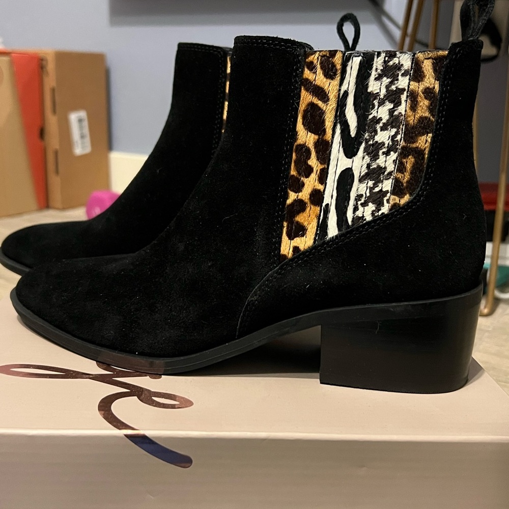 Animal Print Boots